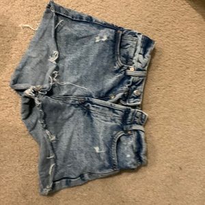 Highest rise cutoff shorts